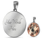 She's Fearless Because He's Faithful Christian Pendant or Bracelet with Optional Engraving