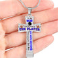 Mother to Son Football Cross with Optional Engraving