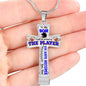 Dad to Son Football Cross with Optional Engraving