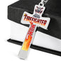 Proud Firefighter Mom Cross Necklace with Optional Engraving