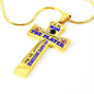 Mother to Son Football Cross with Optional Engraving