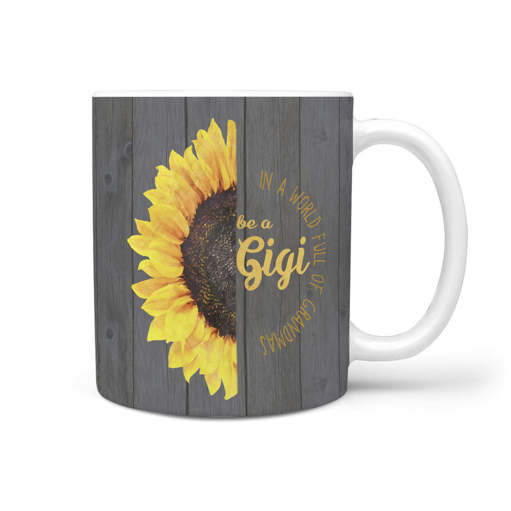 Sunflower Grandma 11 oz Mug Customize with Nickname