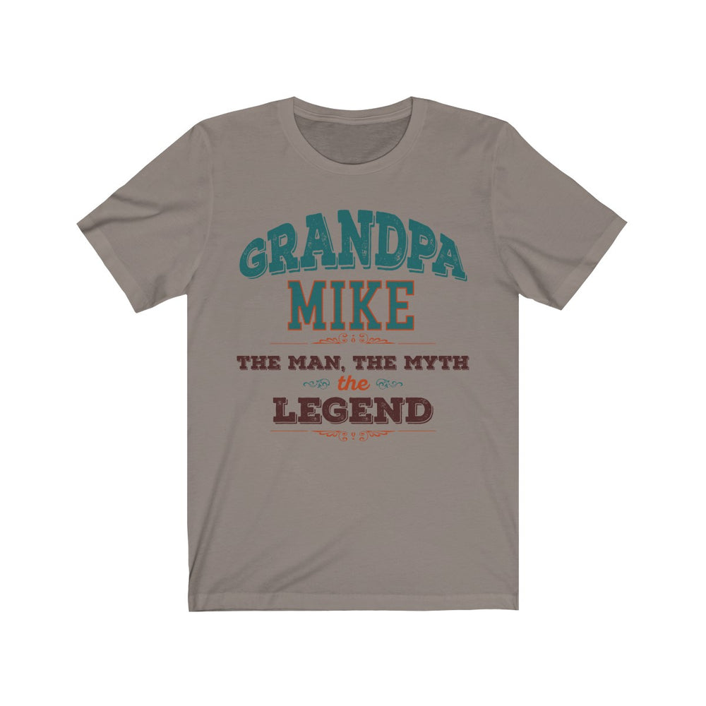 Grandpa Personalized Legend Unisex Jersey Short Sleeve Tee